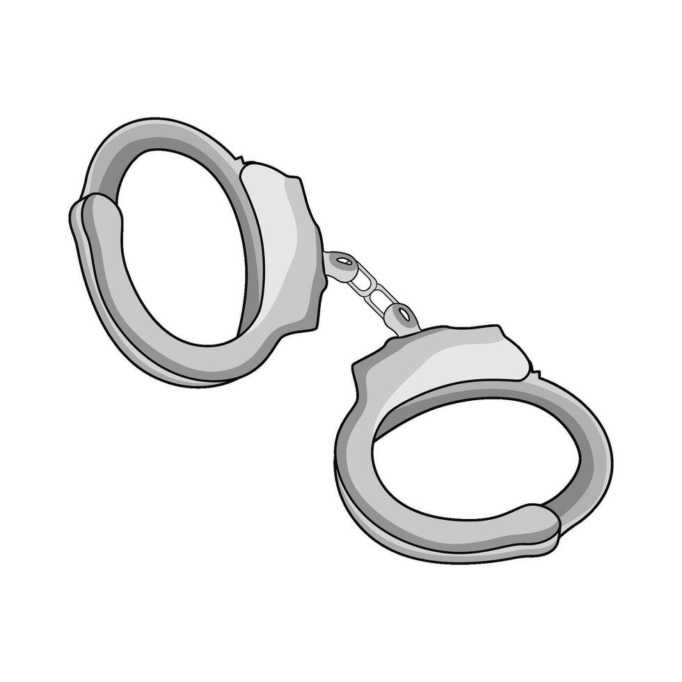 illustration of handcuffs vector