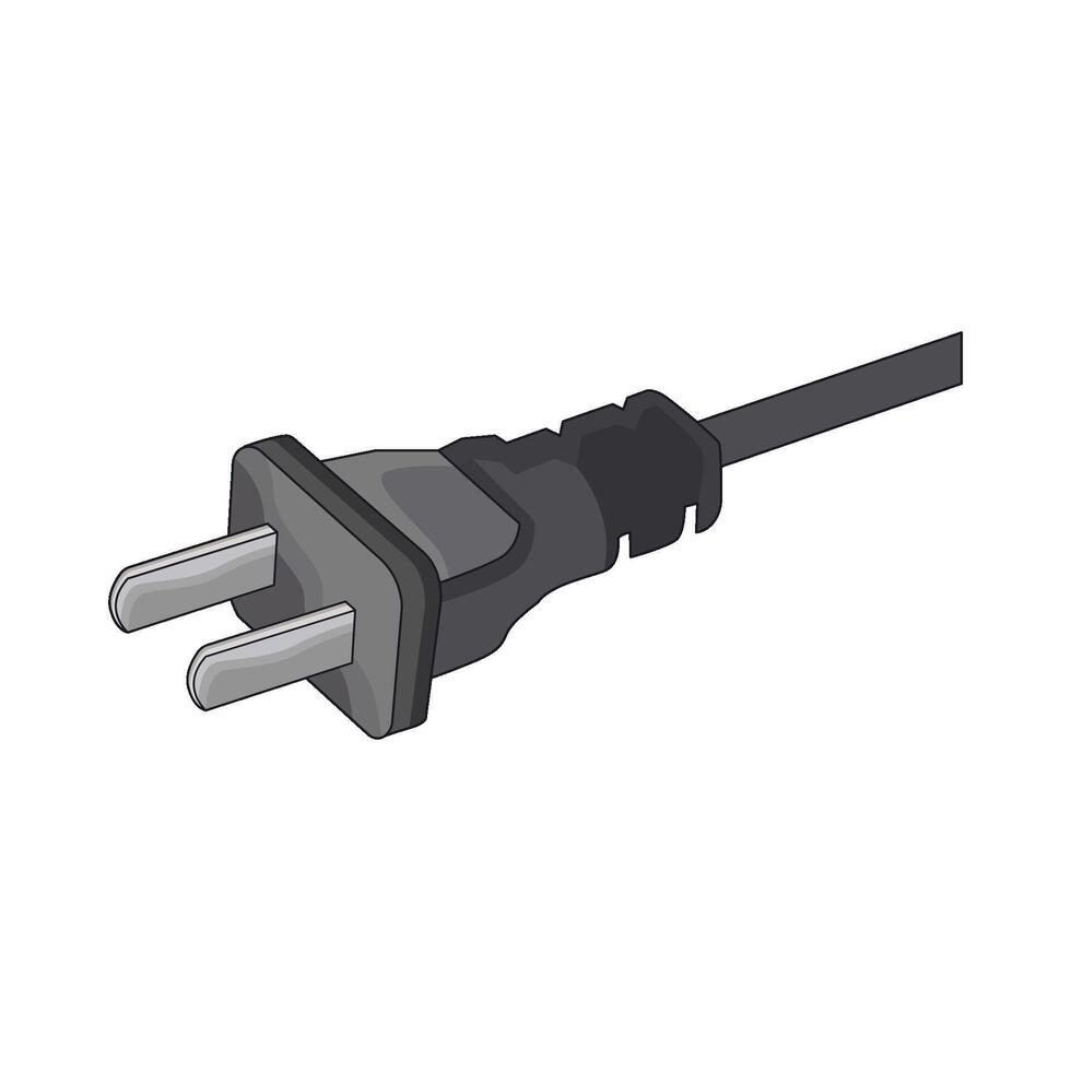 illustration of electric plug vector