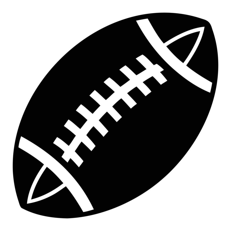American football ball icon illustration vector