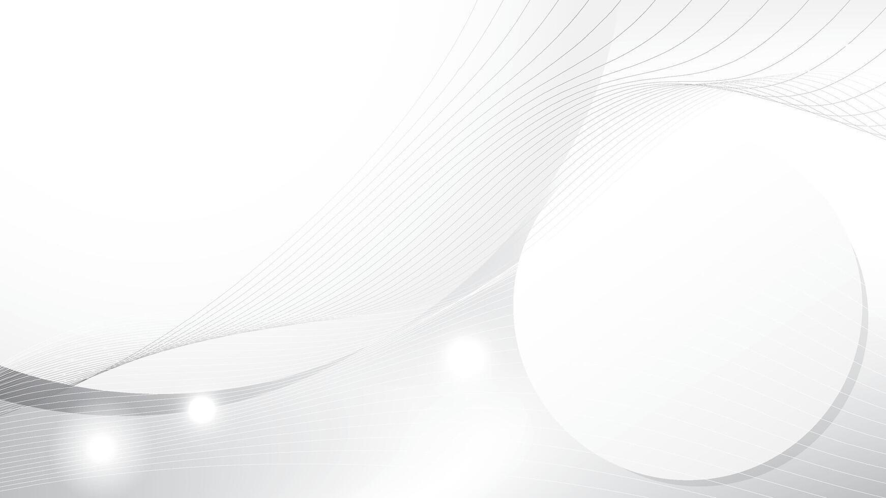 Abstract white and gray color, modern design stripes background with curve lines, wavy pattern. illustration. vector
