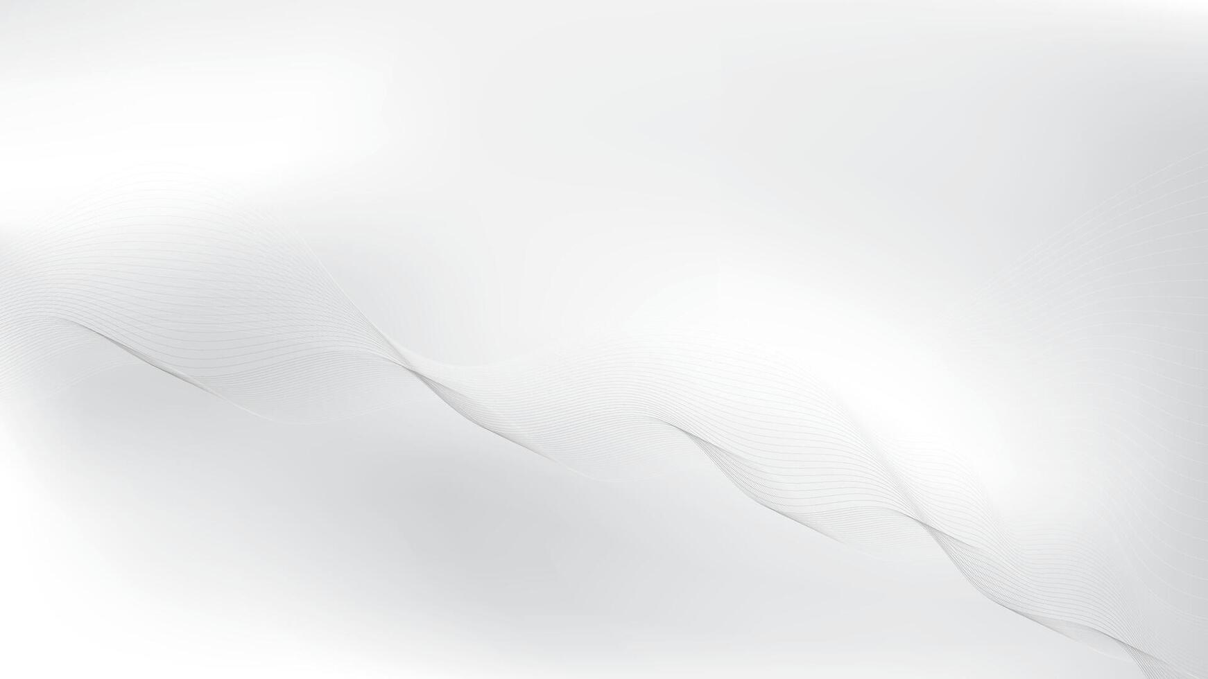 Abstract white and gray color, modern design stripes background with curve lines, wavy pattern. illustration. vector