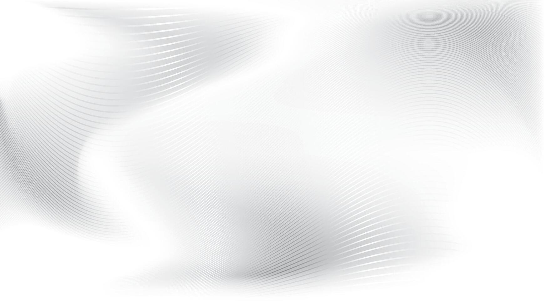 Abstract white and gray color, modern design stripes background with wavy lines. illustration. vector