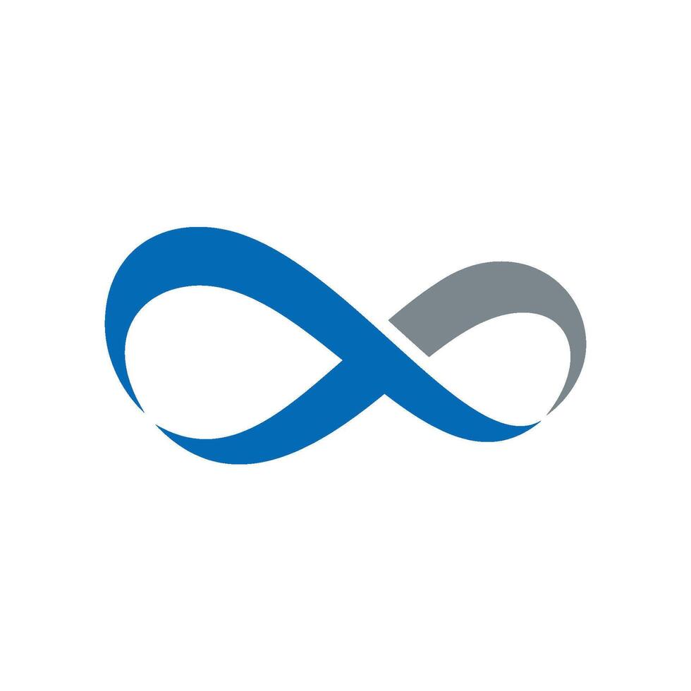 Infinity, Infinite, Endless Symbol Icon Logo Template Illustration Design vector