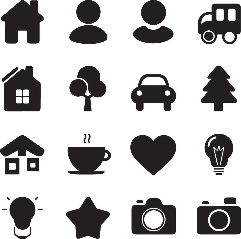 Modern Line Icon Collection for SEO and Marketing vector