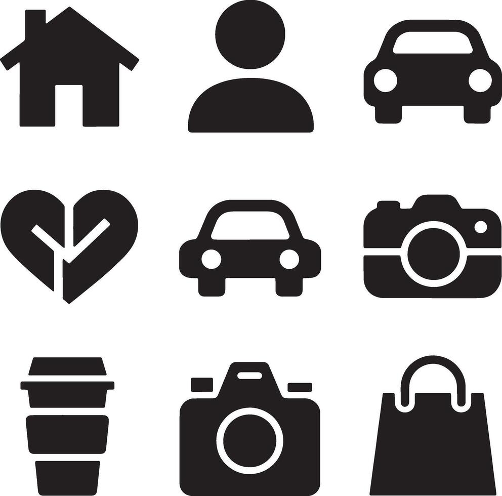 Creative SEO and Promotion Line Icon Collection vector