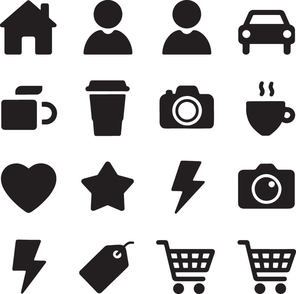 Line Icons for Digital SEO and Business Promotion vector