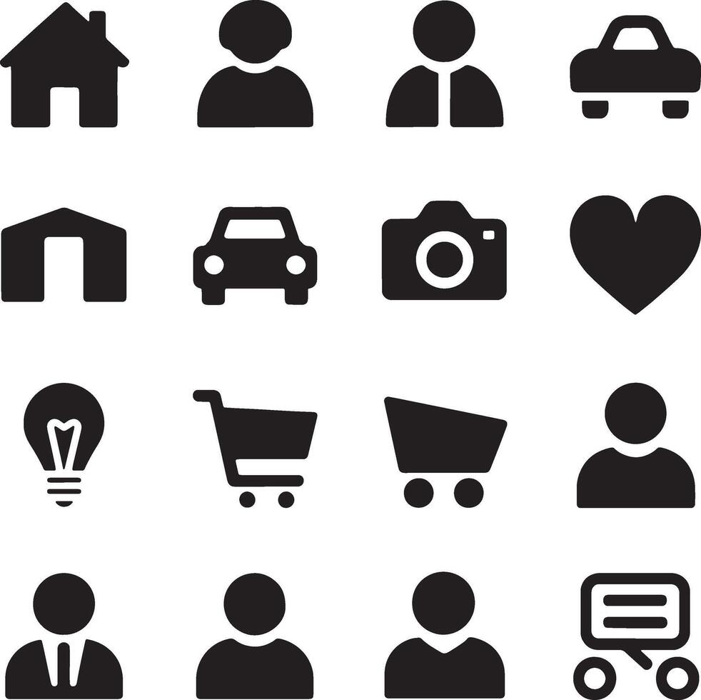 SEO and Promotion Line Icons for Digital Marketing vector