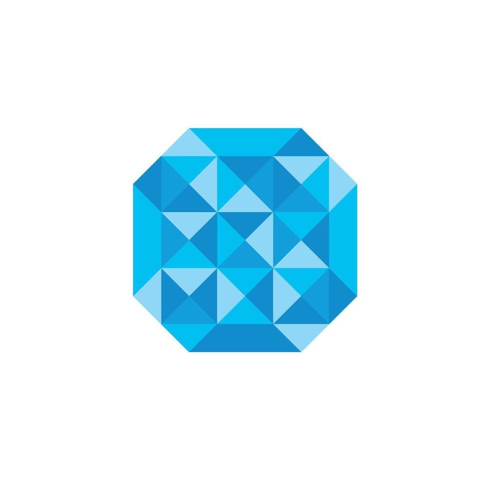 Diamond Gemstone Logo Template Illustration Design vector