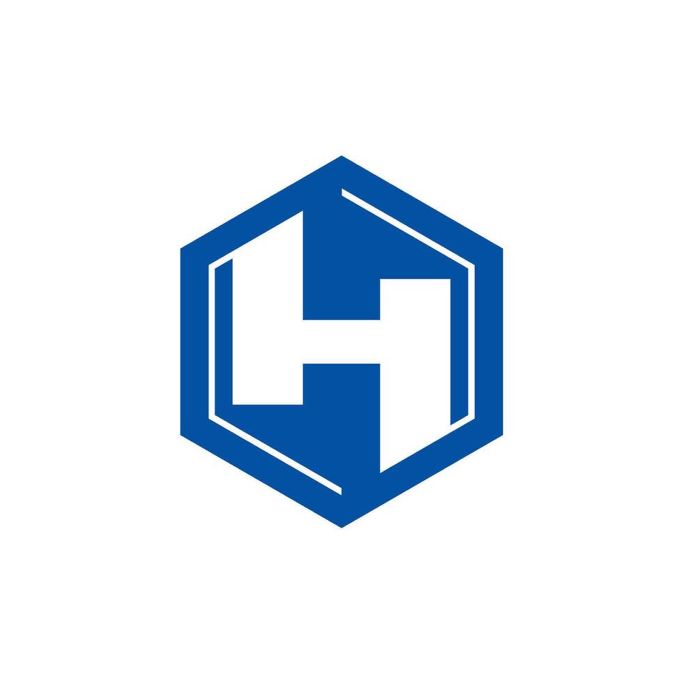 Letter H Icon Logo Template vector