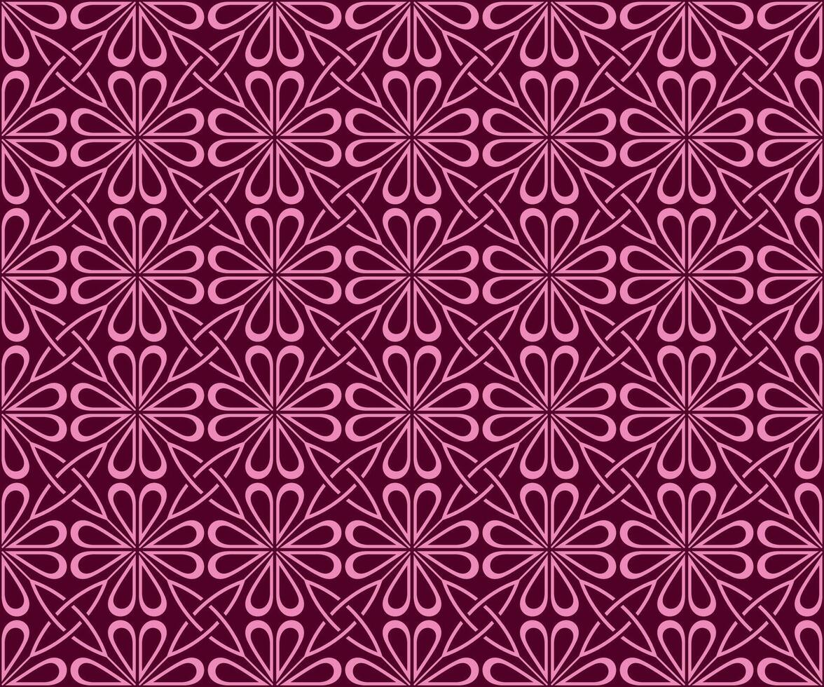 Seamless Pattern Background Ornamental Illustration Design vector