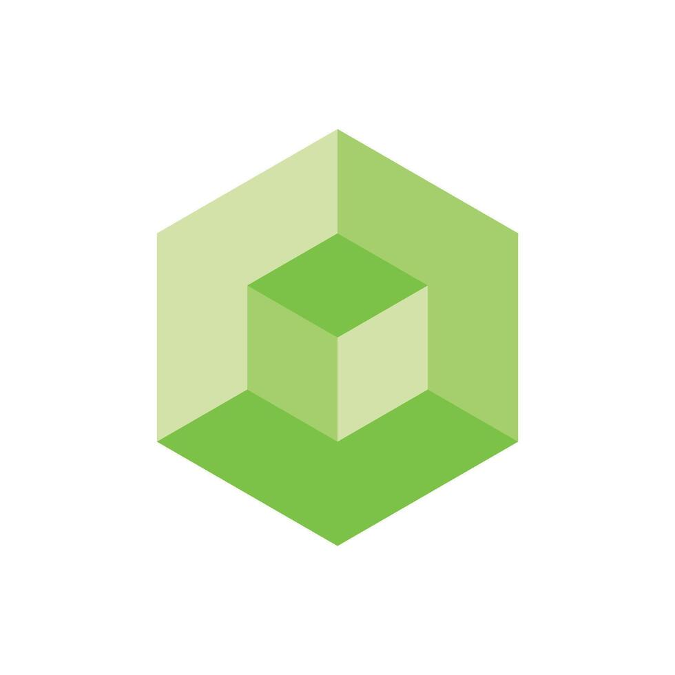 Colorful Hexagon Logo Template Illustration Design vector