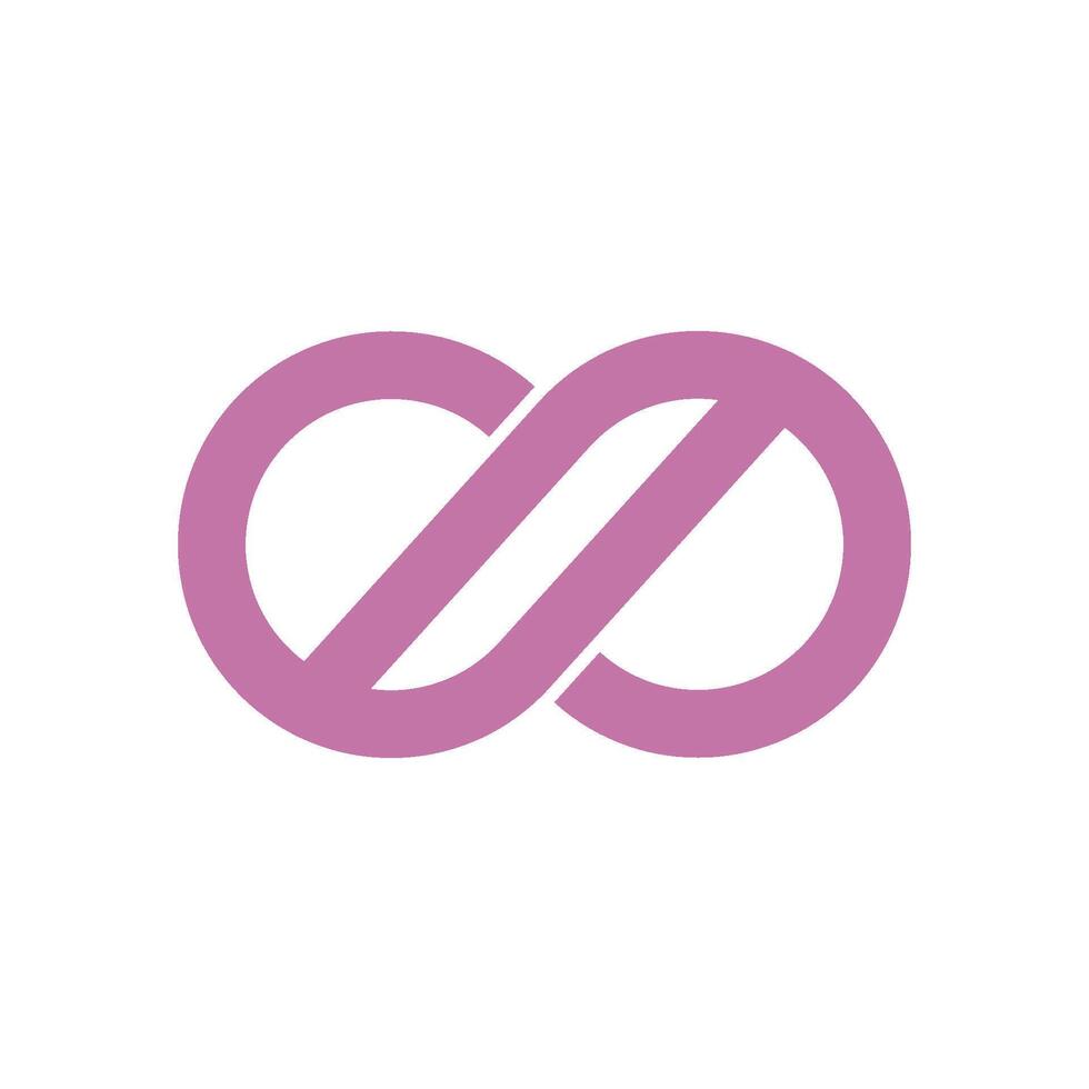 Infinity, Infinite, Endless Symbol Icon Logo Template Illustration Design vector