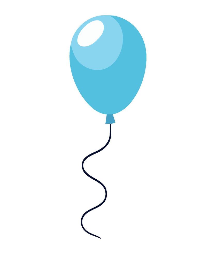 Blue balloon price 1 credit usd 1 vector