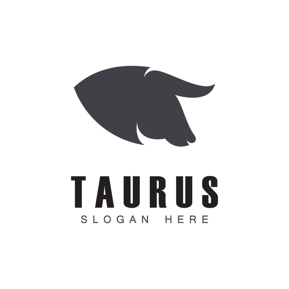 Taurus logo icon template design vector