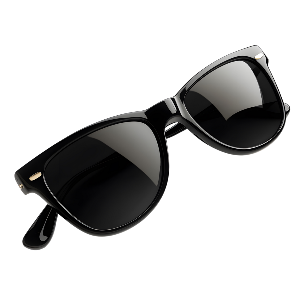 Stylish 3D sunglasses showcasing modern design and vibrant colors png