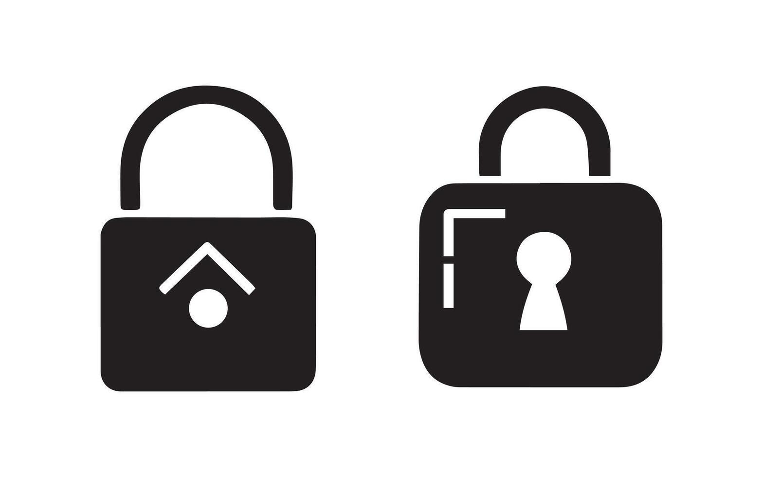 Lock icon Security Symbol artwork vector