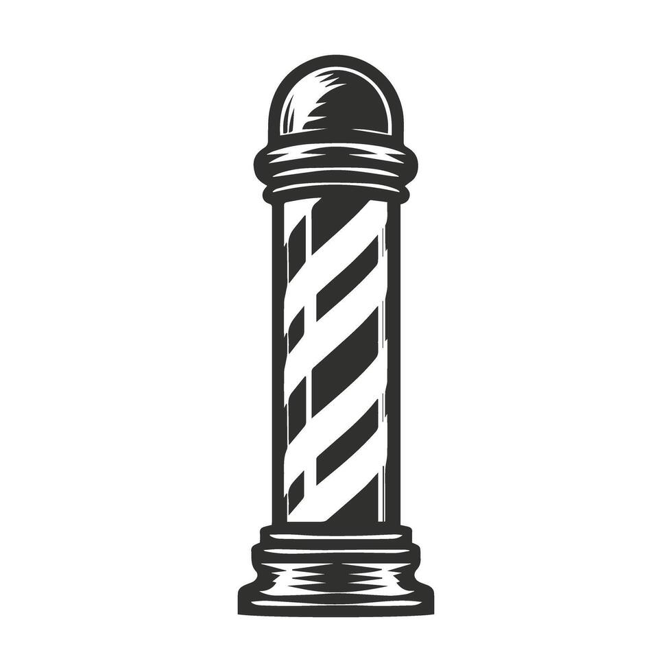 Vintage Barber Tools and Accessories Set vector