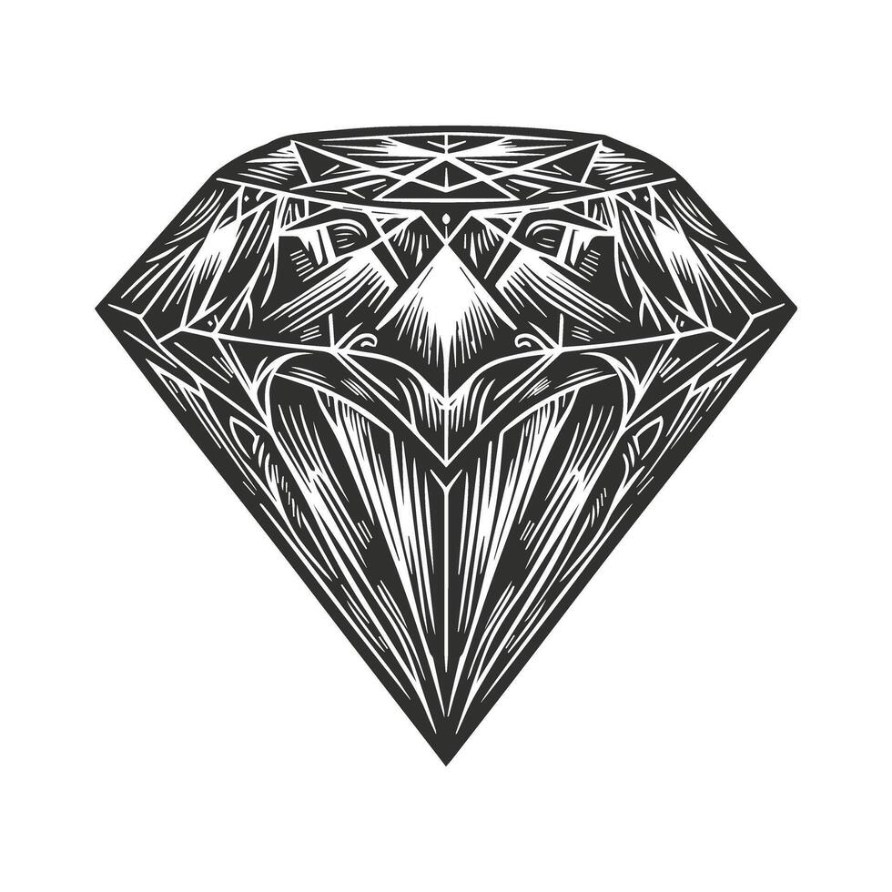 Vintage set of great gems. vector