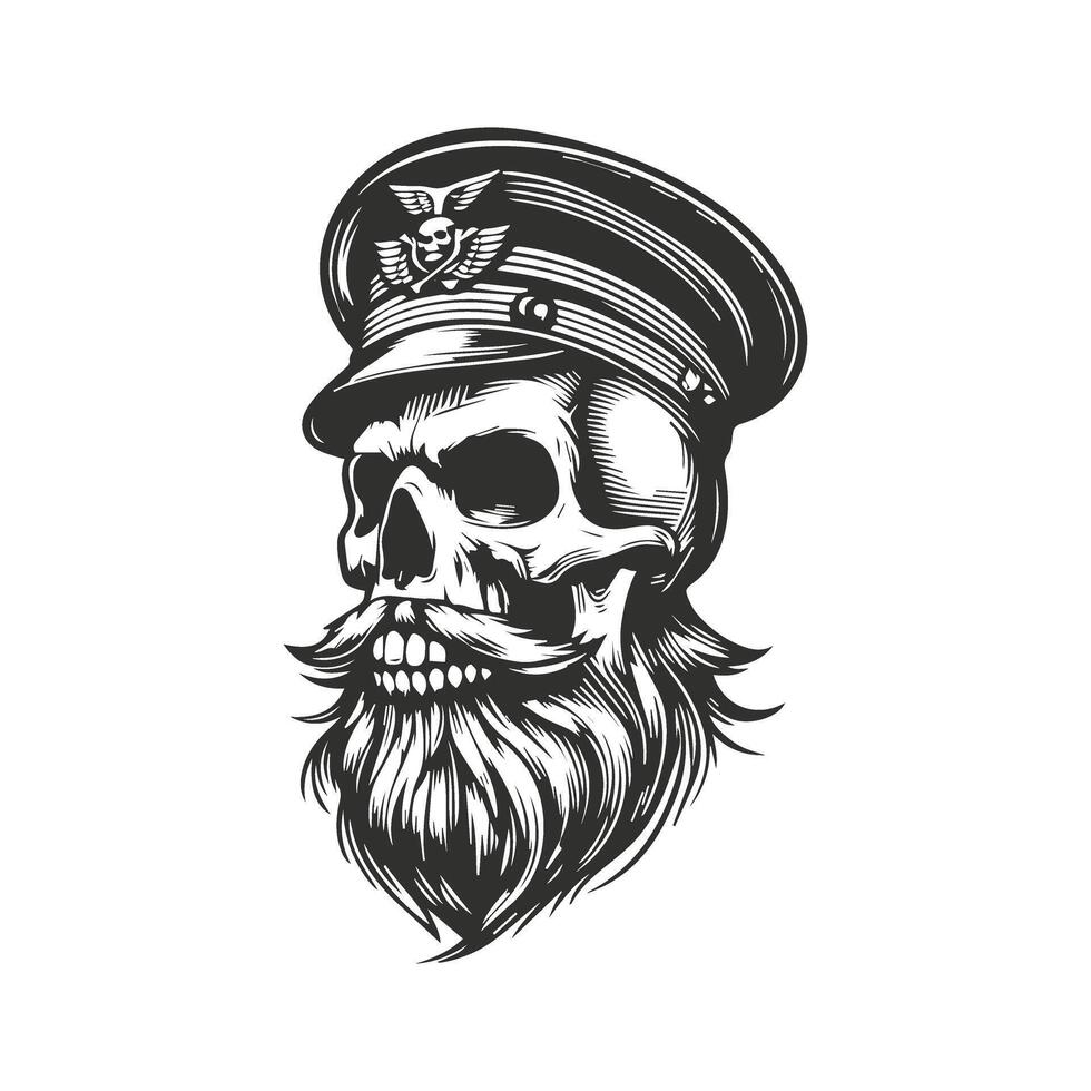 Old Protective Helmet Drawing vector