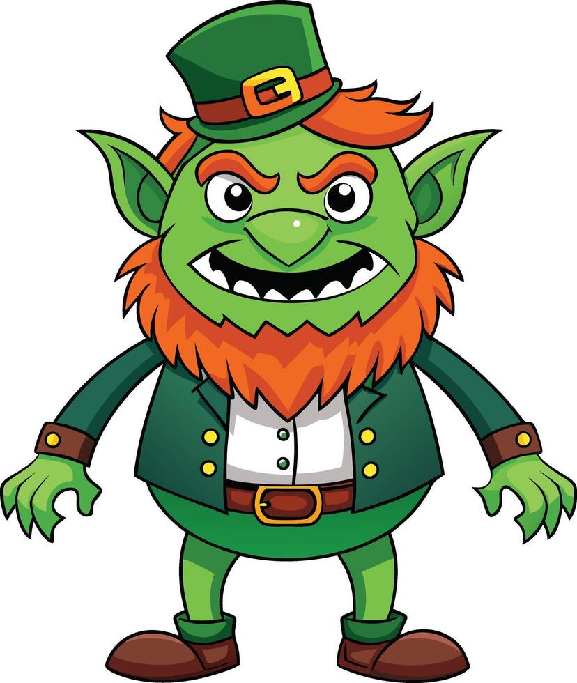 A Mischievous Leprechaun vector