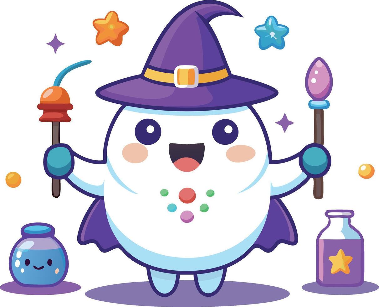 Magical Creatures Potion Making Adventure vector