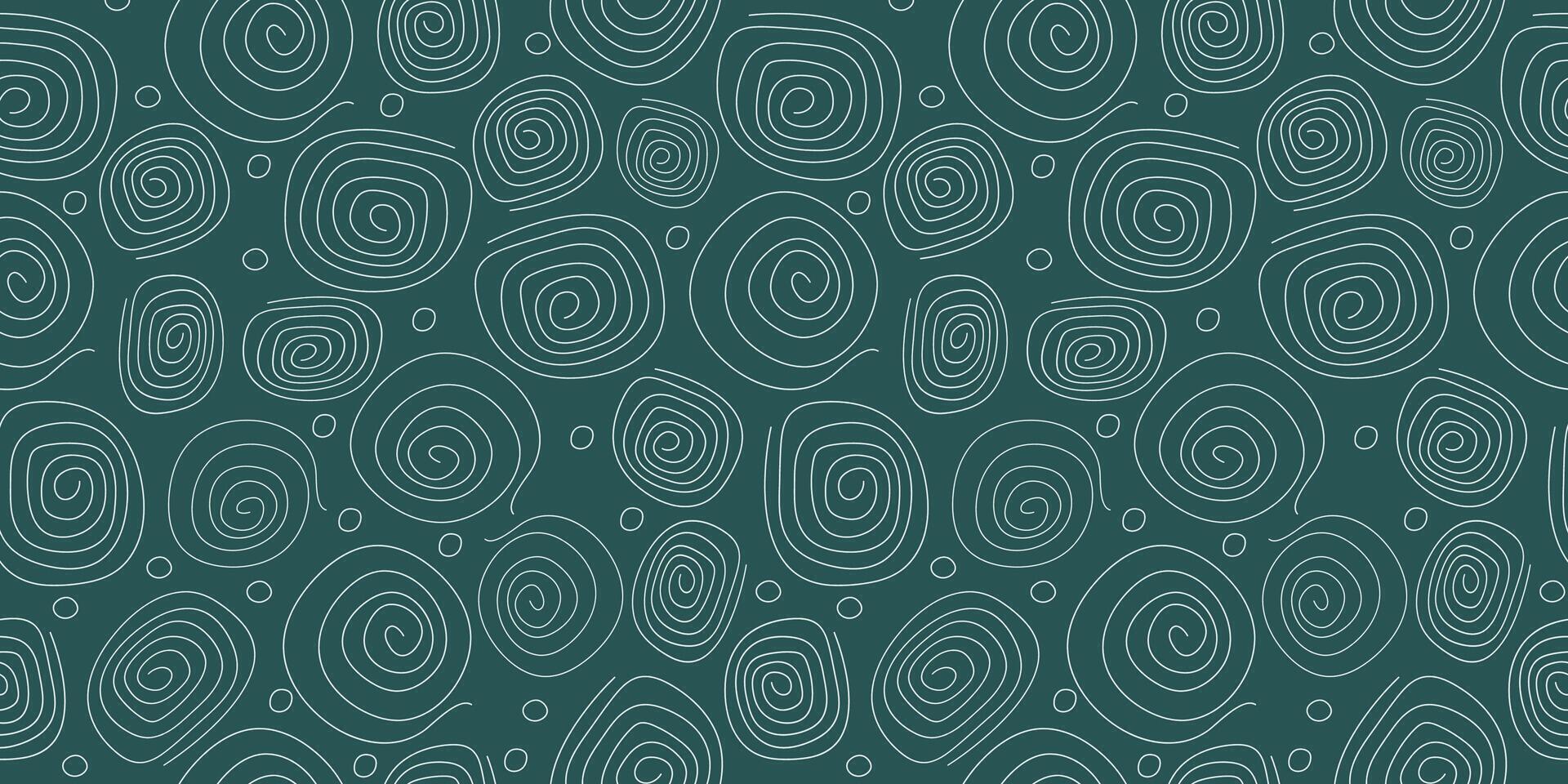 Seamless pattern, abstract. Lines, circles, spirals. Abstract shapes, swirls, simple background. Doodles. vector
