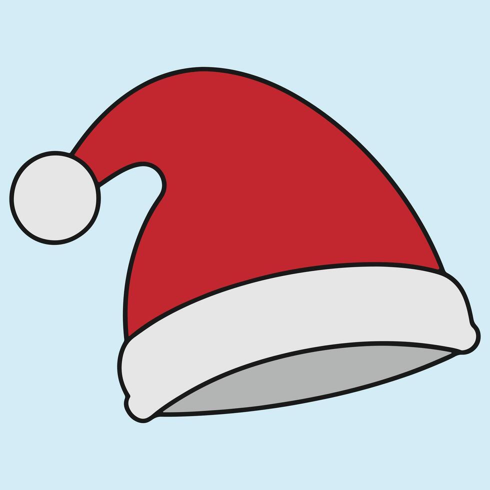Santa Claus hat vector