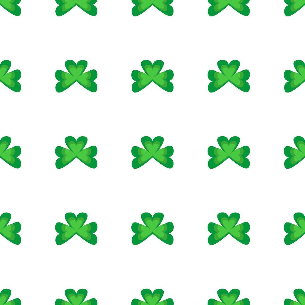 Patrick clover. Patrick icon. seamless pattern. Traditional design. Nature concept. Concept graphic design element. vector