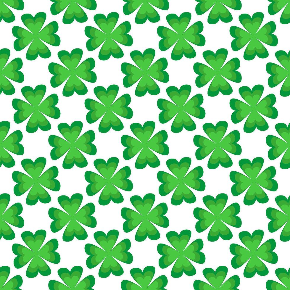 Patrick clover. Patrick icon. seamless pattern. Traditional design. Nature concept. Concept graphic design element. vector