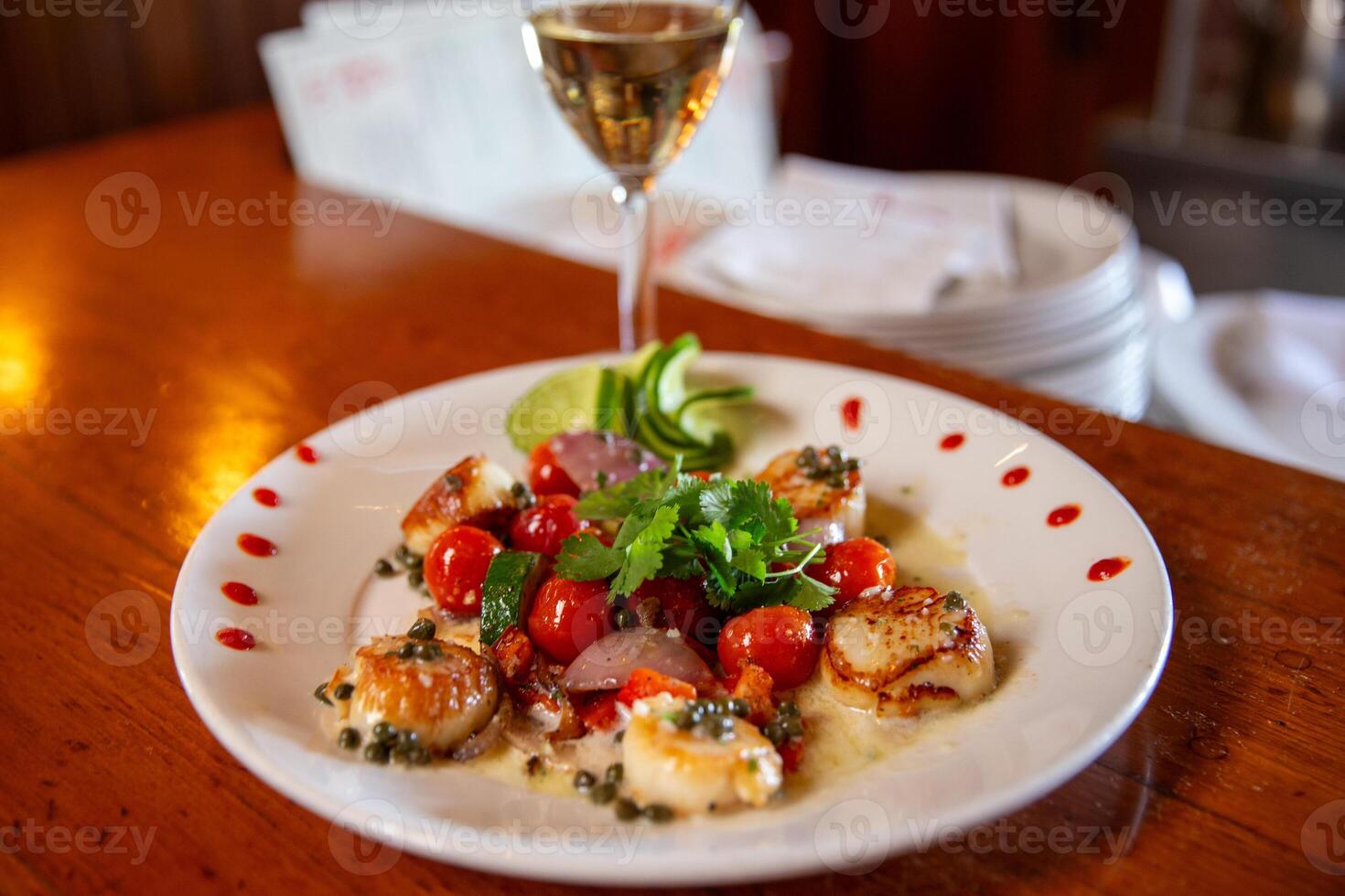Seared Scallops in Butter Sauce photo