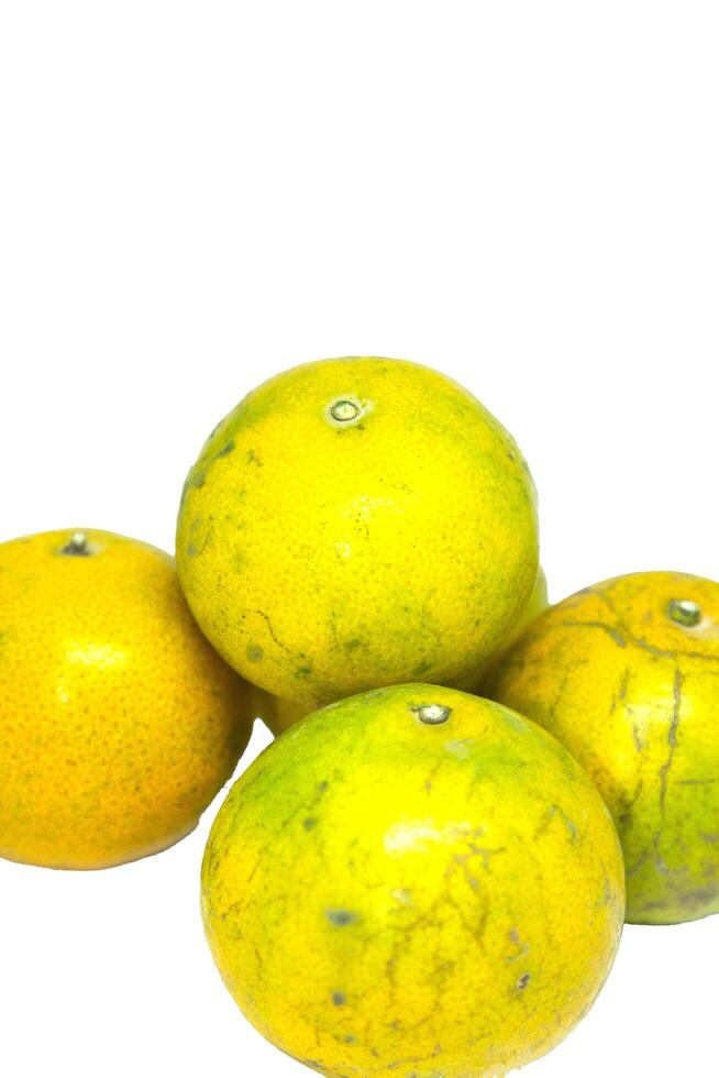 Thailand tangerine on a white background with high vitamin C, suitable for eating, playing and making fruit smoothies for health and body care. photo