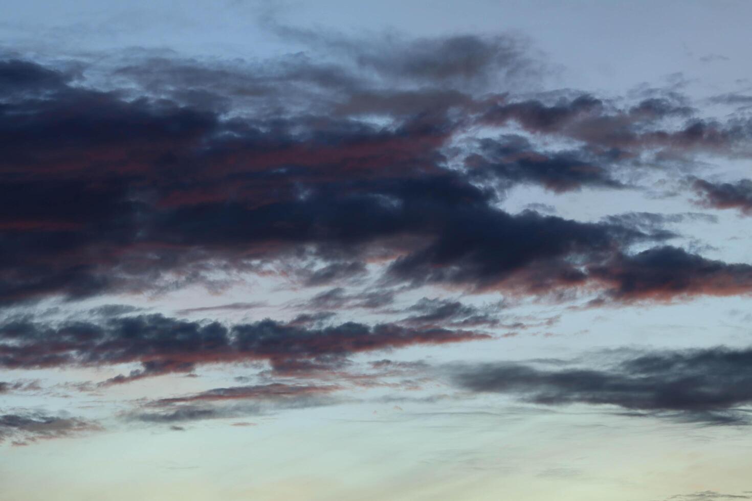 atmosphere of the evening sky is colorful after heavy rain, thunderstorms, bright sky, sunny, hot, cloudy, but beautiful each day that nature creates. photo