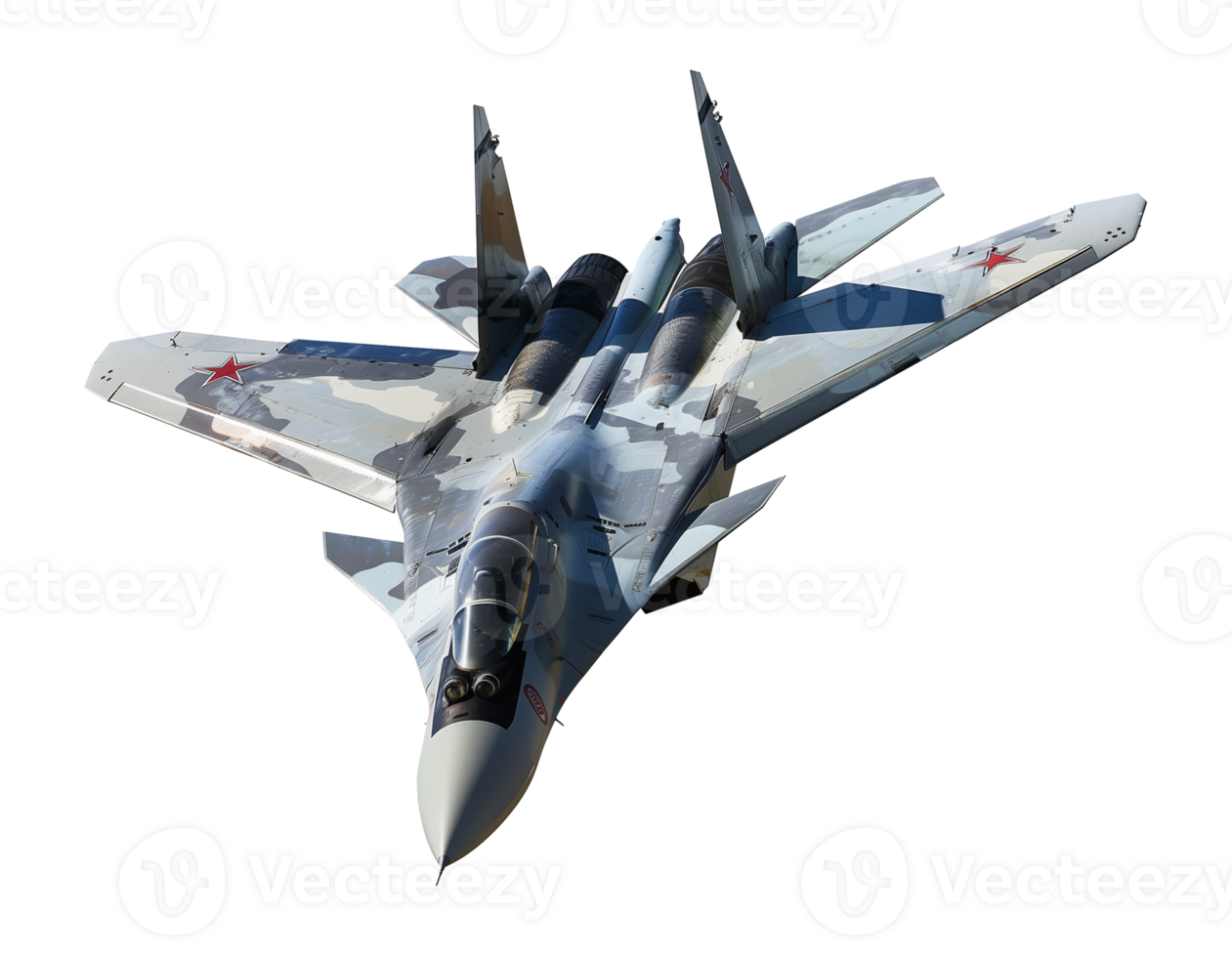 Fighter Jet Isolated on Transparent Background png