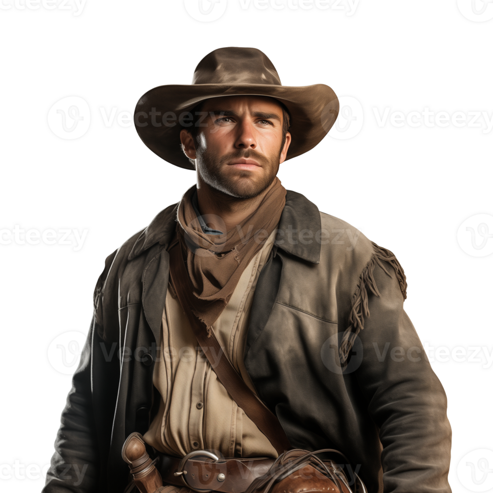 Cowboy Isolated on Transparent Background png