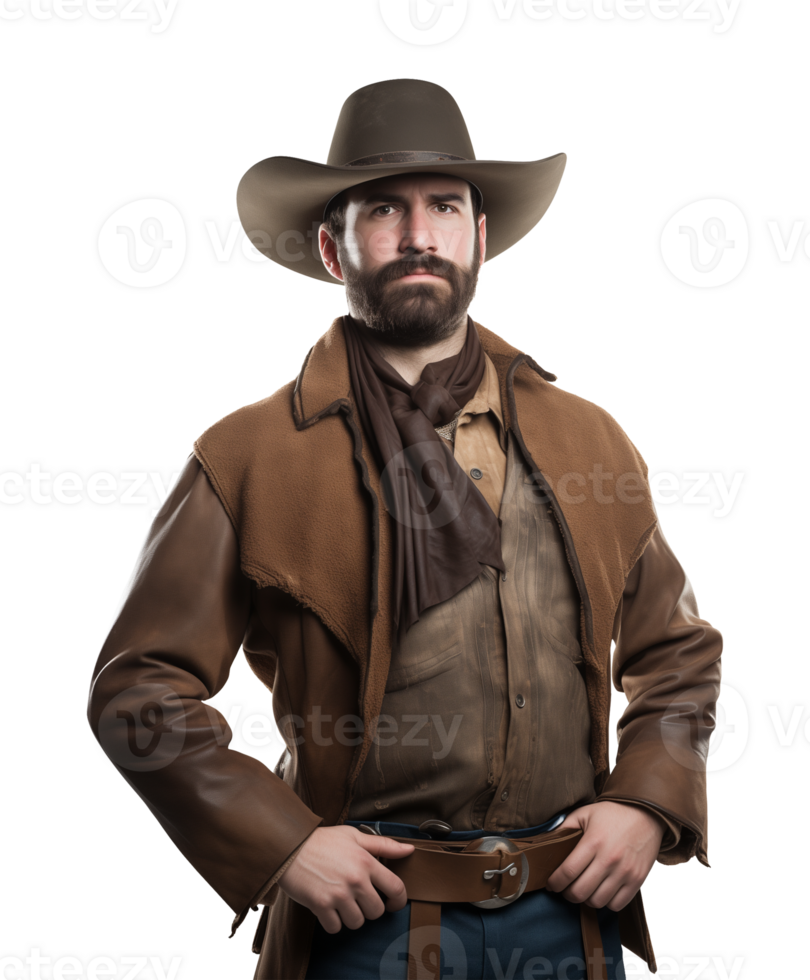 Cowboy Isolated on Transparent Background png