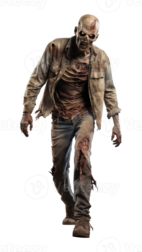Zombie Isolated on Transparent Background png