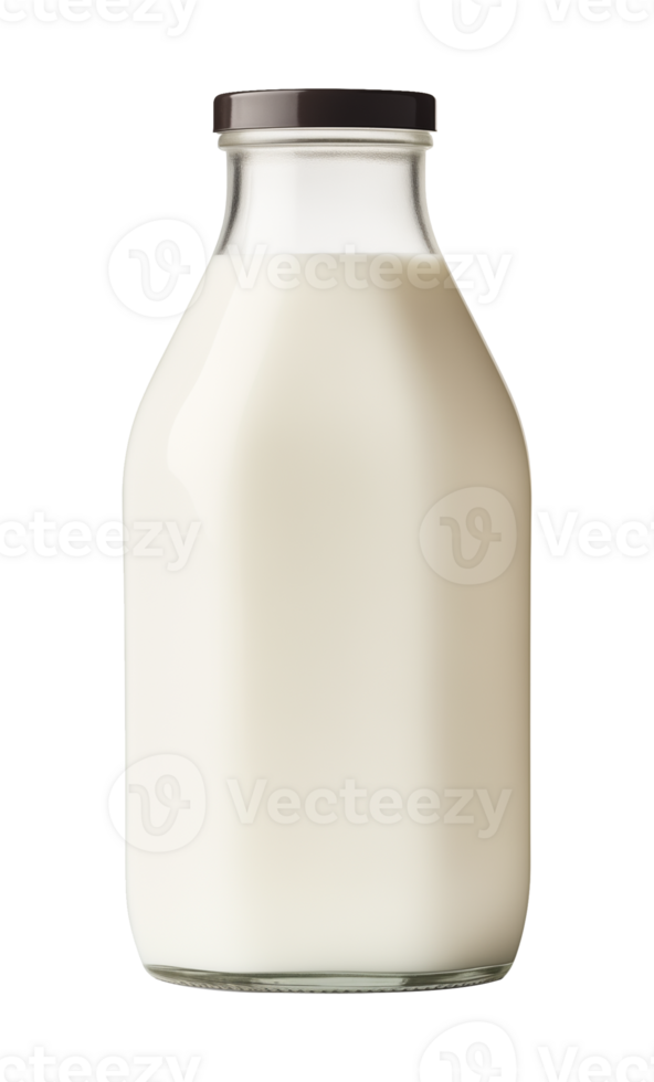 Milk Bottle Isolated on Transparent Background png
