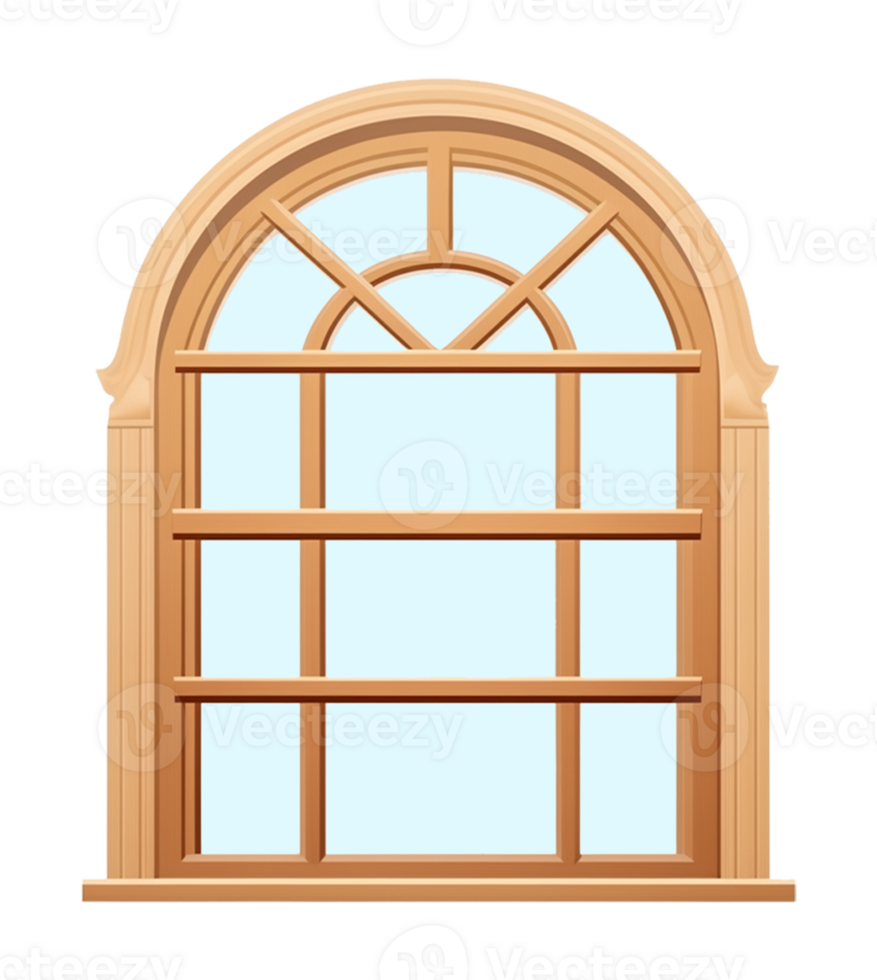 Window Arch Isolated on Transparent Background png