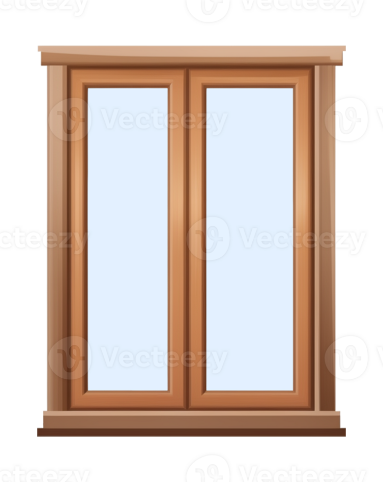 Rectangle Window Isolated on Transparent Background png