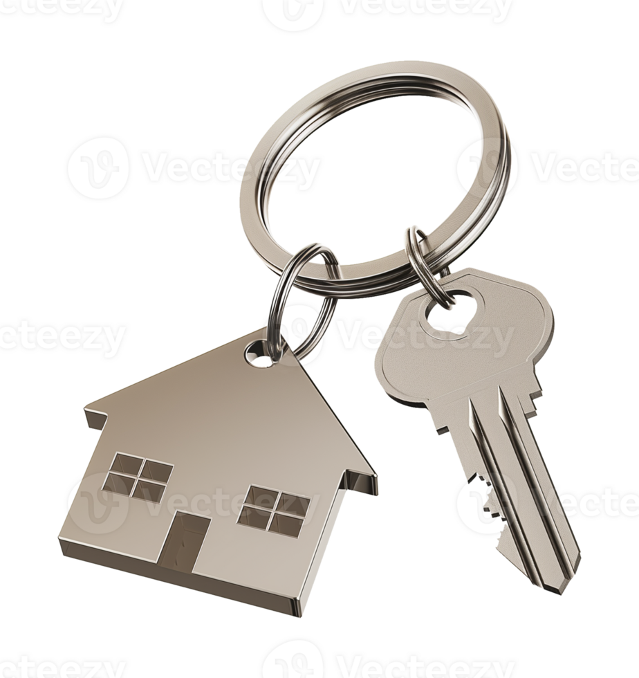 House Key Isolated on Transparent Background png