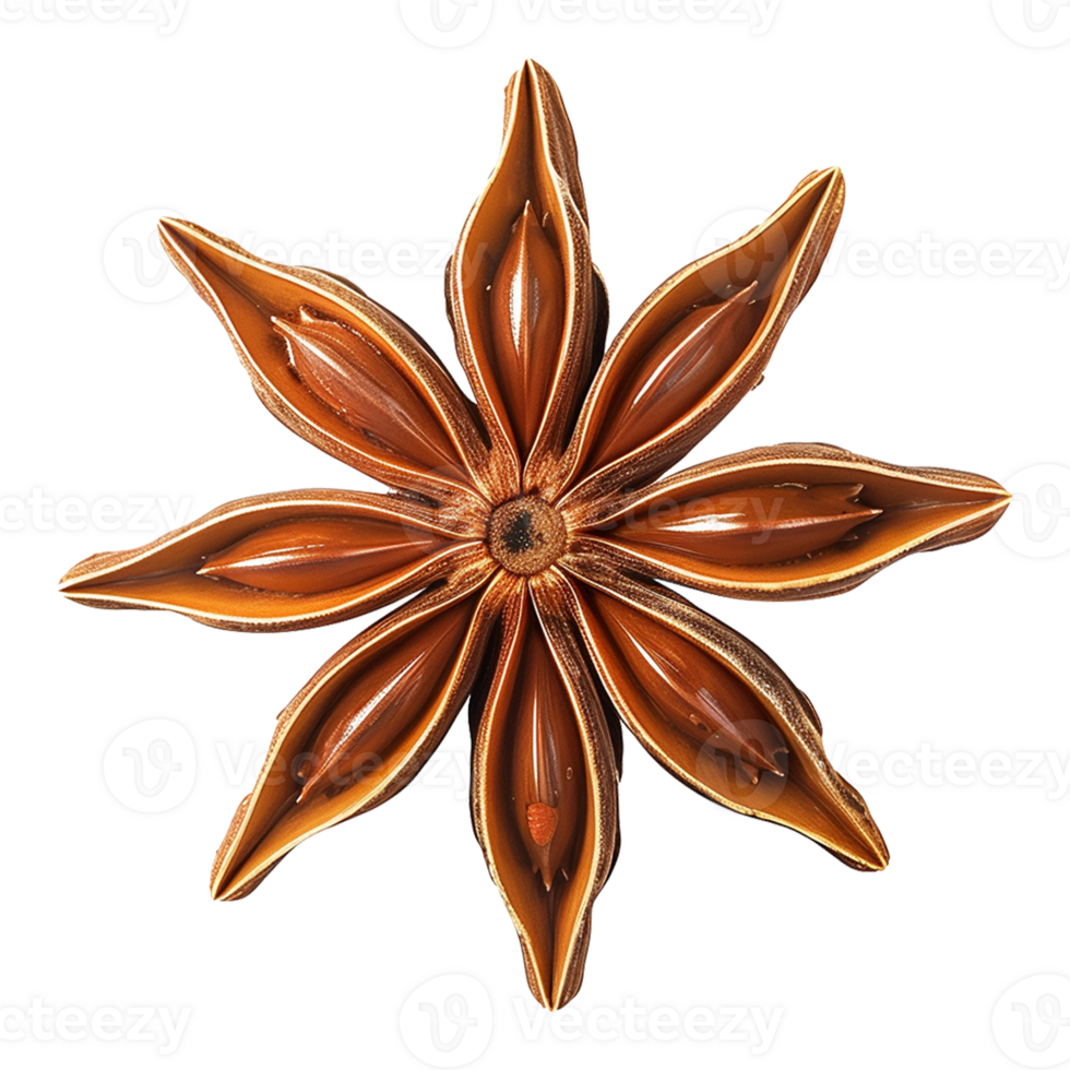 Star Anise Isolated on Transparent Background png