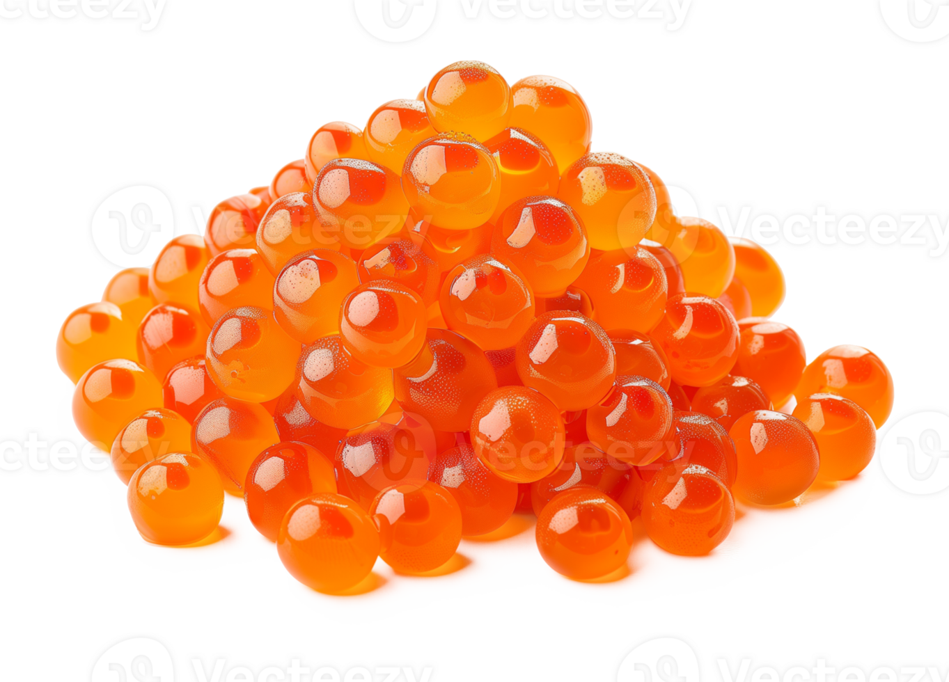 Salmon Caviar Isolated on Transparent Background png