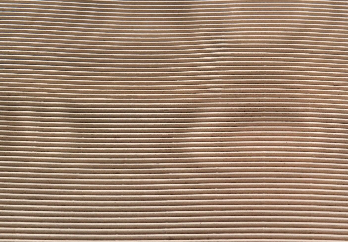 row of brown corrugated paper photo