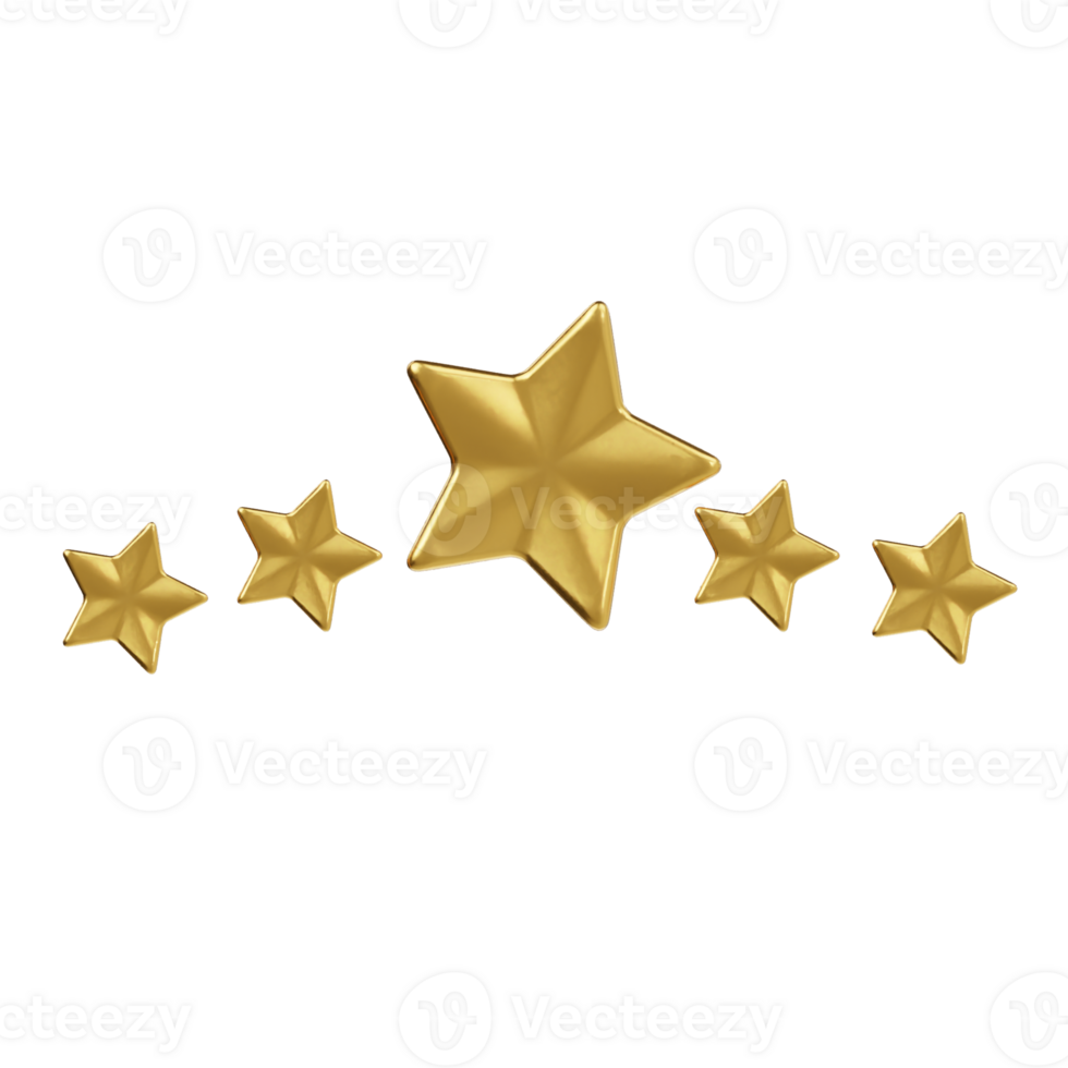 Review icon 3d render png