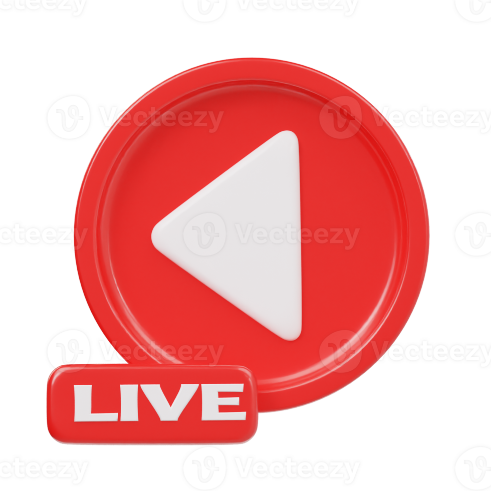 Live icon 3d illustration png