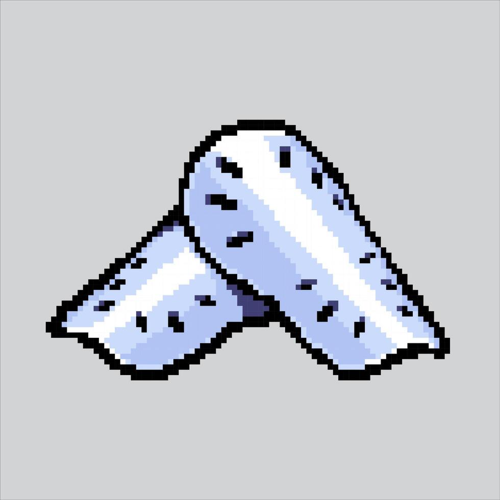 Pixel art illustration Shin Guards. Pixelated Soccer Shin Guards. Soccer Football Shin Guards pixelated for the pixel art game and icon for website and game. old school retro. vector