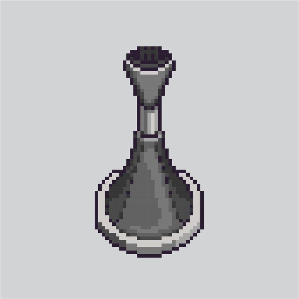 Car Gear Shift Knob pixelated for the pixel art game and icon for website and game. old school retro. vector