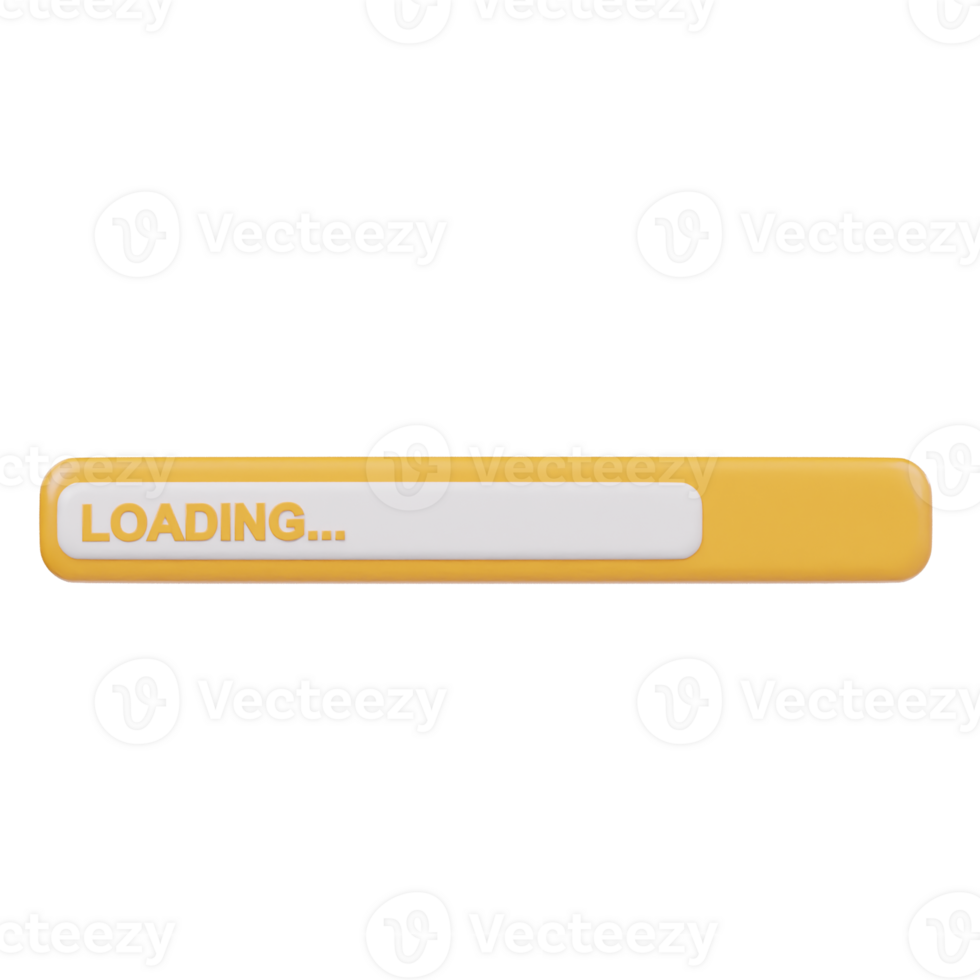 Loading icon 3d render illustration png