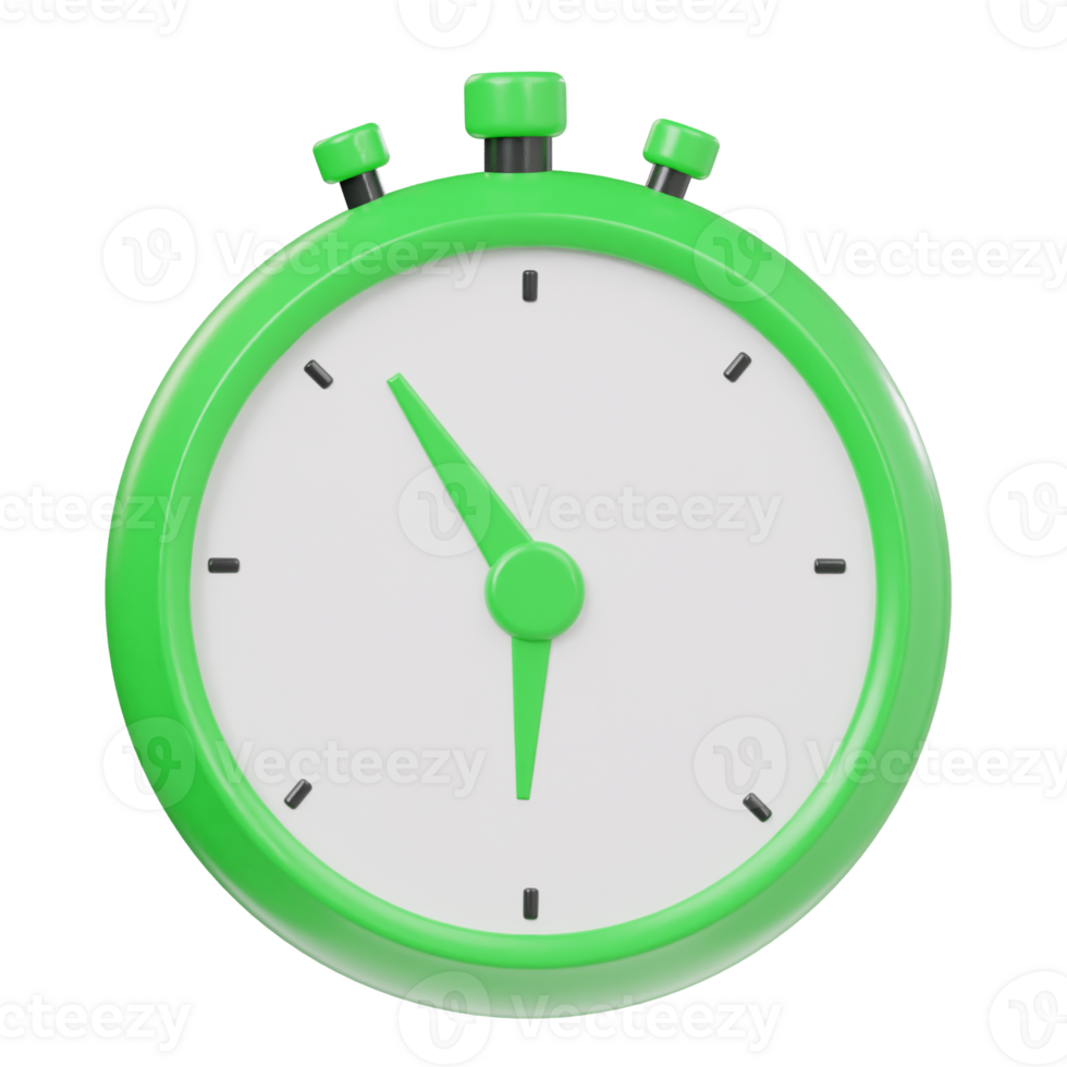 Stopwatch icon render illustration png