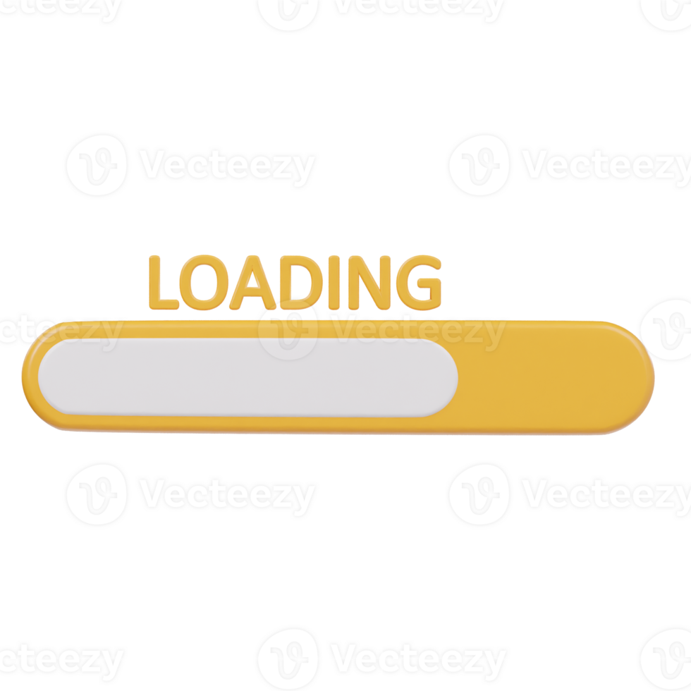 Loading icon render illustration png